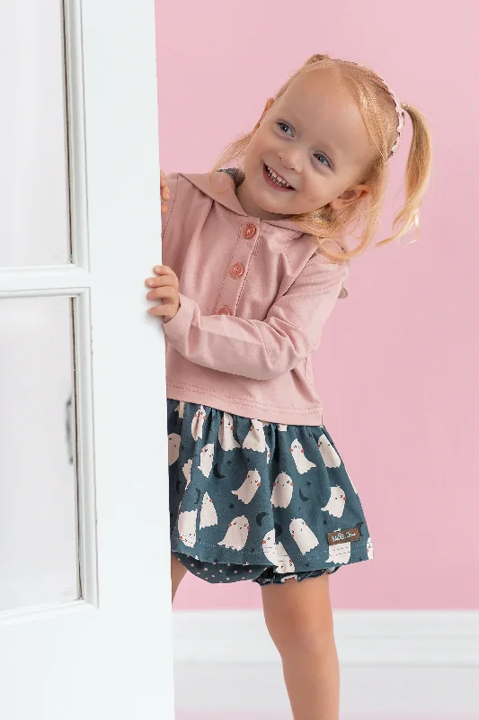 sleek midi dressSpooky Sweetheart Baby Dress and Bloomers