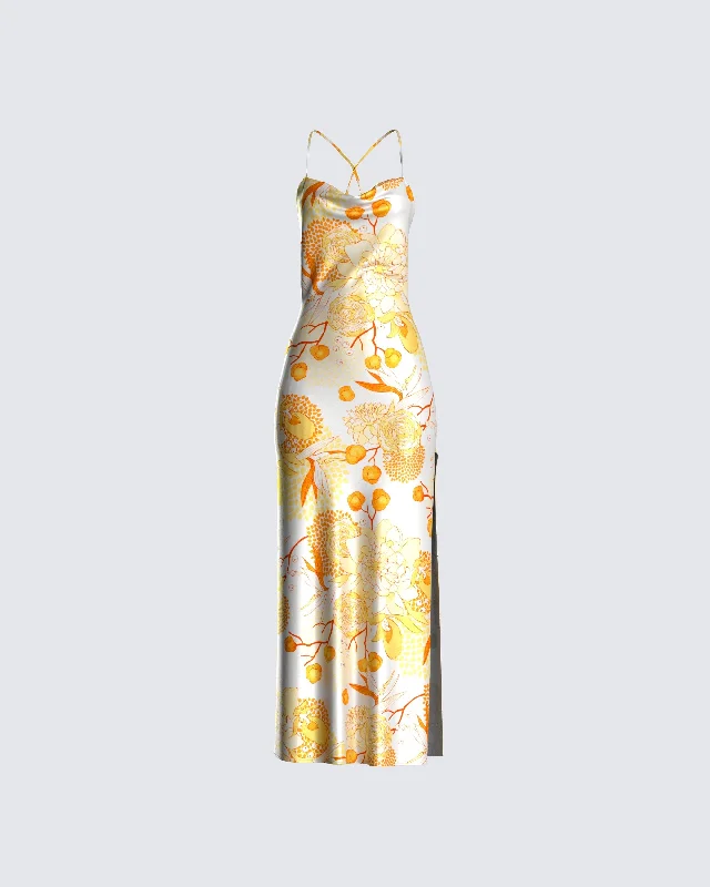 While Supplies Last v-neck dressAbner Floral Print Maxi Dress