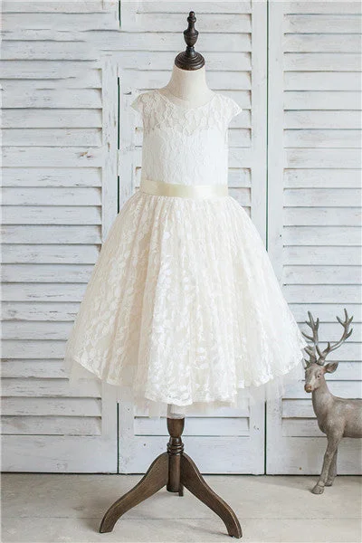 Crazy Deals summer dressAdorable Ball Gown White Flower Girl Dress
