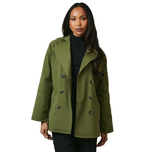 cozy wool-blend coatPrinciples Womens/Ladies Short Relaxed Fit Trench Coat