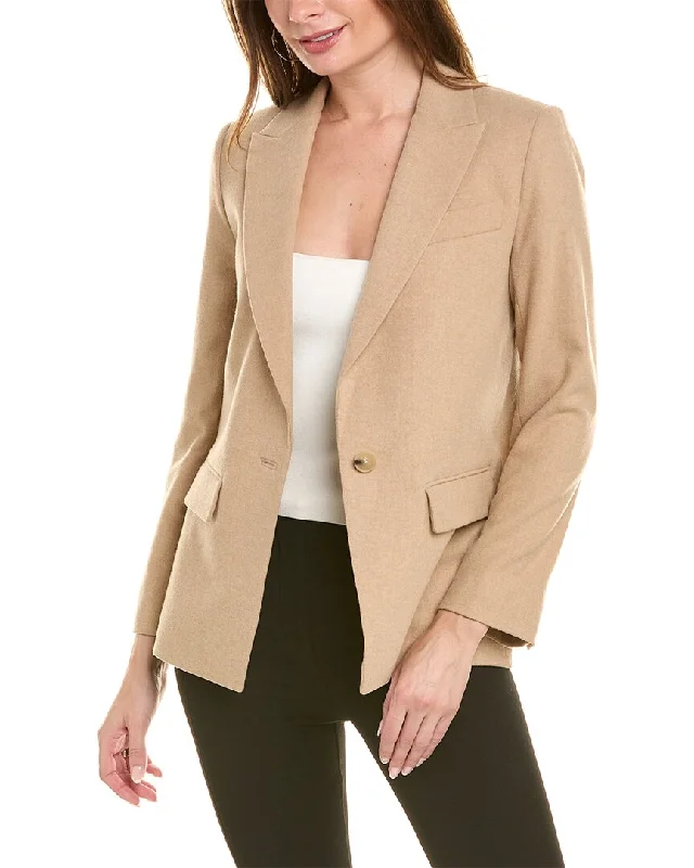 comfortable outerwearVince Boyfriend Wool-Blend Blazer