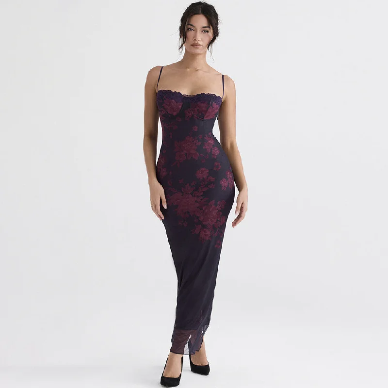 Buy More, Save More form-fitting dressVictoria Print Long Dress