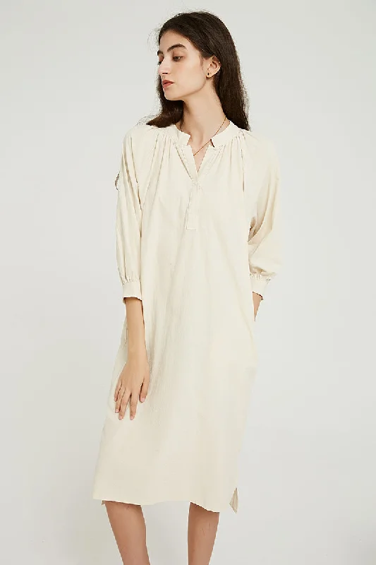 Can't Be Beat casual knit dressPhyllis Stand Collar Long Dress