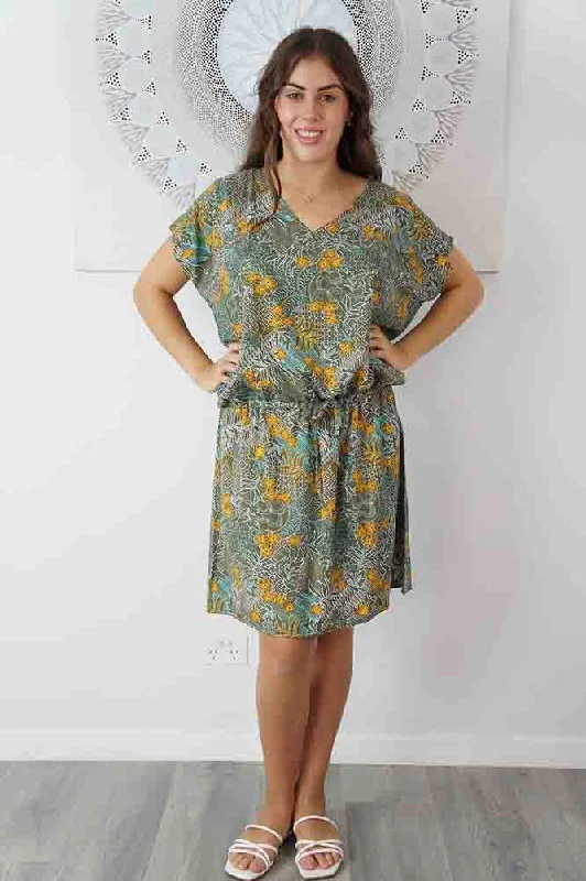 Super Deal Papaya Dress "Paisley Batik"