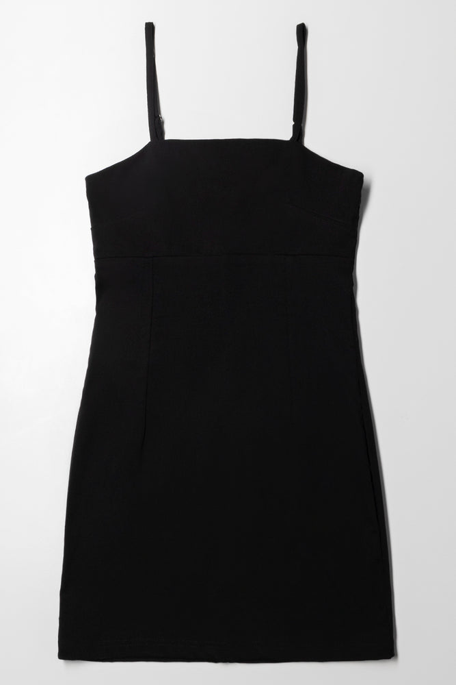 classic fit-and-flare dressMini Dress Black