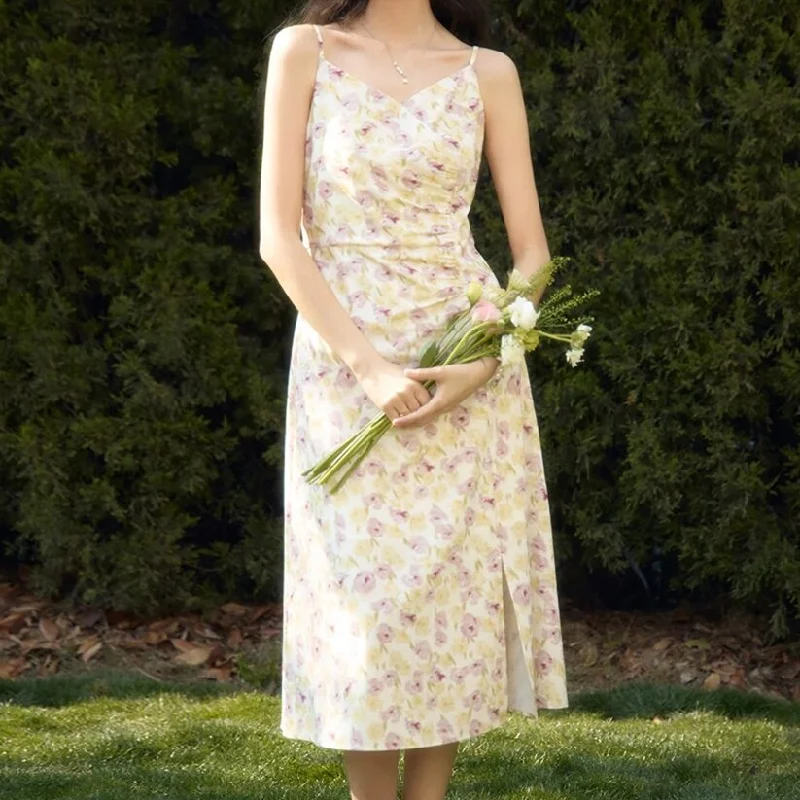 Best Bargains trendy wrap dressFloral Suspender Dress