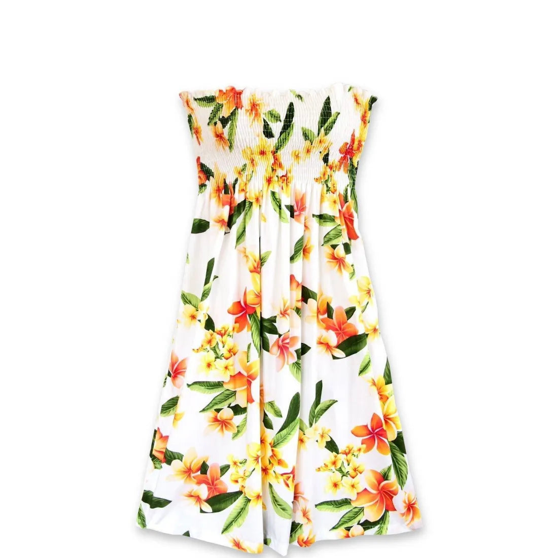 Savings Spectacular Rain White Moonkiss Hawaiian Dress
