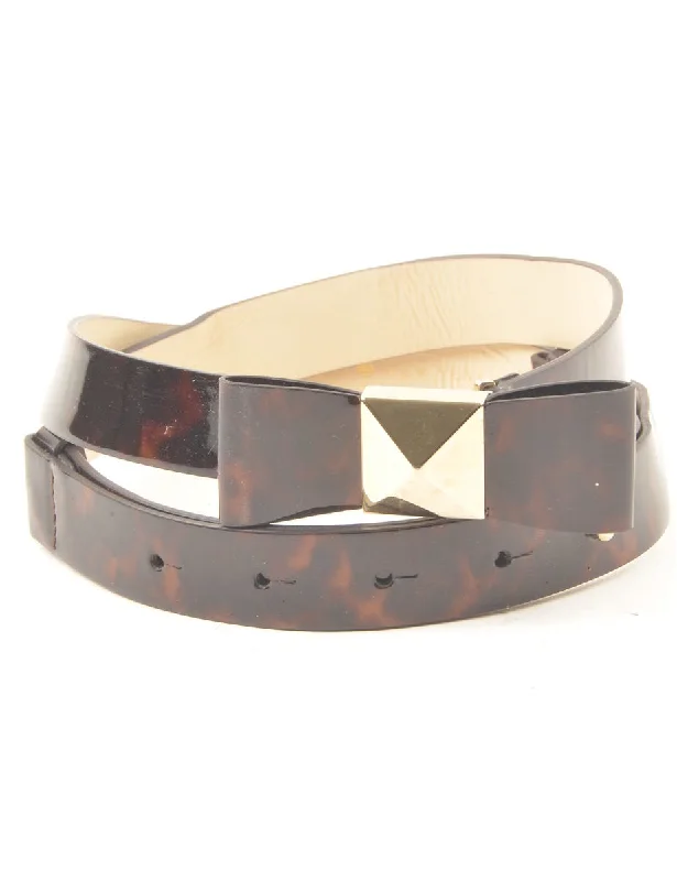 Price Rollback tailored coatDark Brown Fashion Belt - M