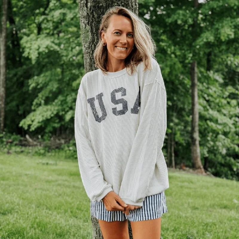 Early Access performance gym sweatshirtUSA Corded Crew
