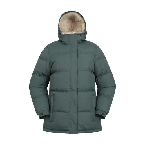 classic zip-up coatMountain Warehouse Womens/Ladies Snow Borg Lined Padded Jacket