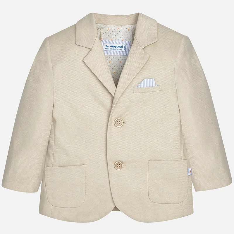 Mega Sale flowy evening dressMayoral Boys Suit Jacket in Beige