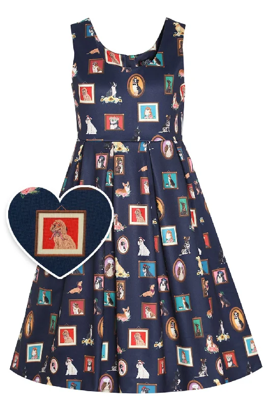 Flash Sale winter dressKids Amanda Dog Frame Dress