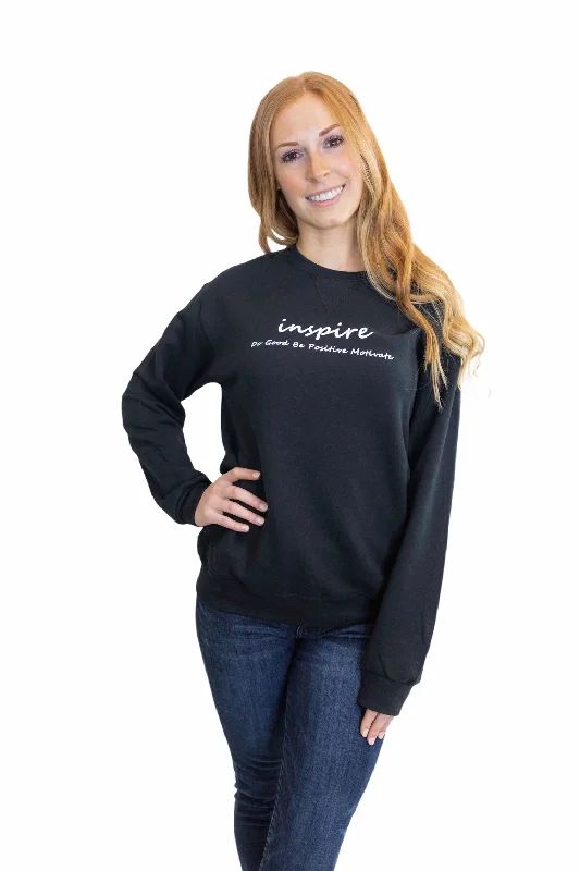 luxe gym hoodieInspire Unisex Do Good Crew Neck Sweatshirt