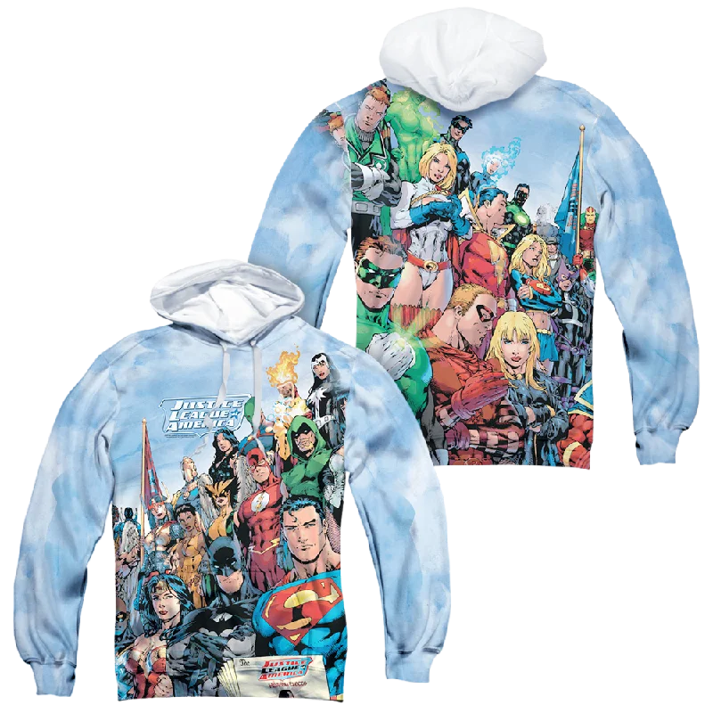 graphic hooded sweatshirtJustice League Justice League Of America All-Over Print Pullover Hoodie