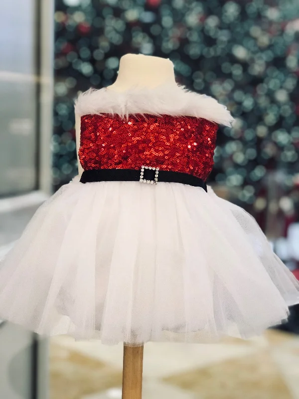 fitted dressMrs. Claus Sequin Tutu Romper