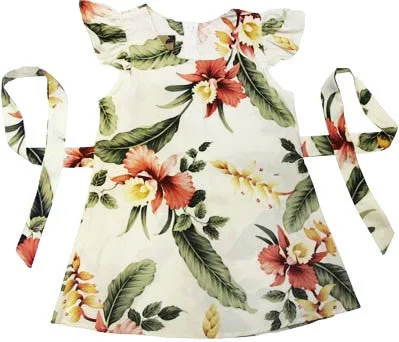 Markdowns 105R - Girls Hawaiian Dress Sonic in Beige