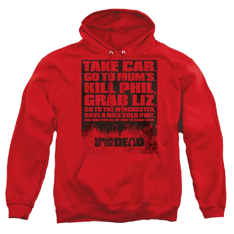 cool graphic hoodieShaun of the Dead List - Pullover Hoodie