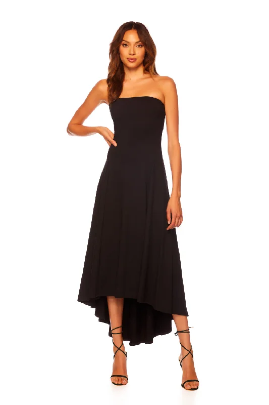Price Drop spaghetti strap dressstrapless seamed high low dress