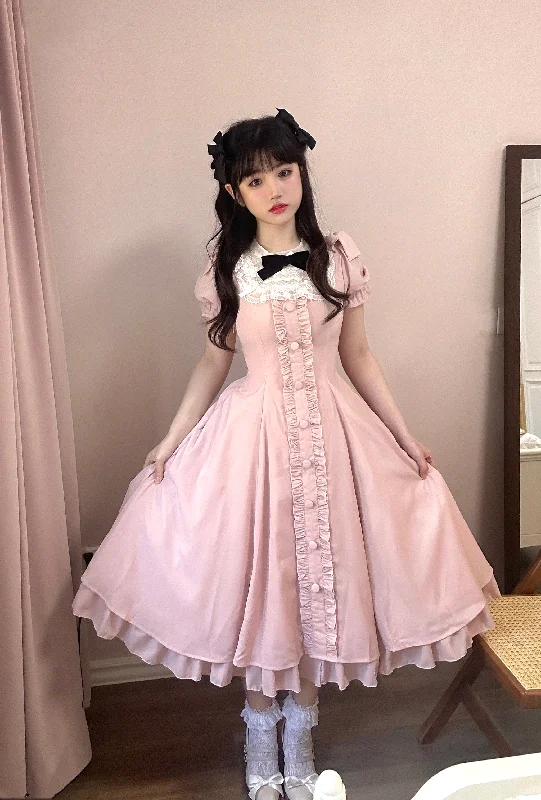 one-shoulder dress(Buyforme)Sweet Wood~Long Vesion Elegant and Vintage Lolita OP