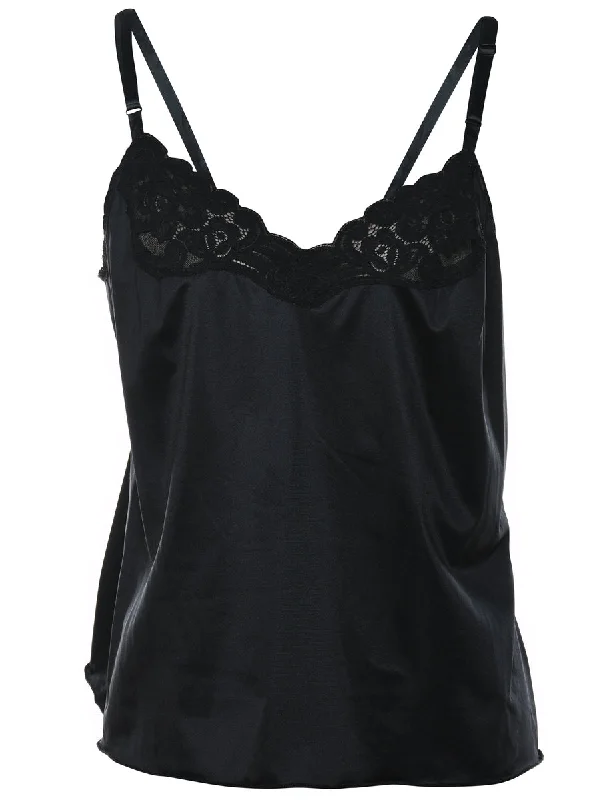 Holiday Sale chic padded coatBlack Racerback Camisole - M