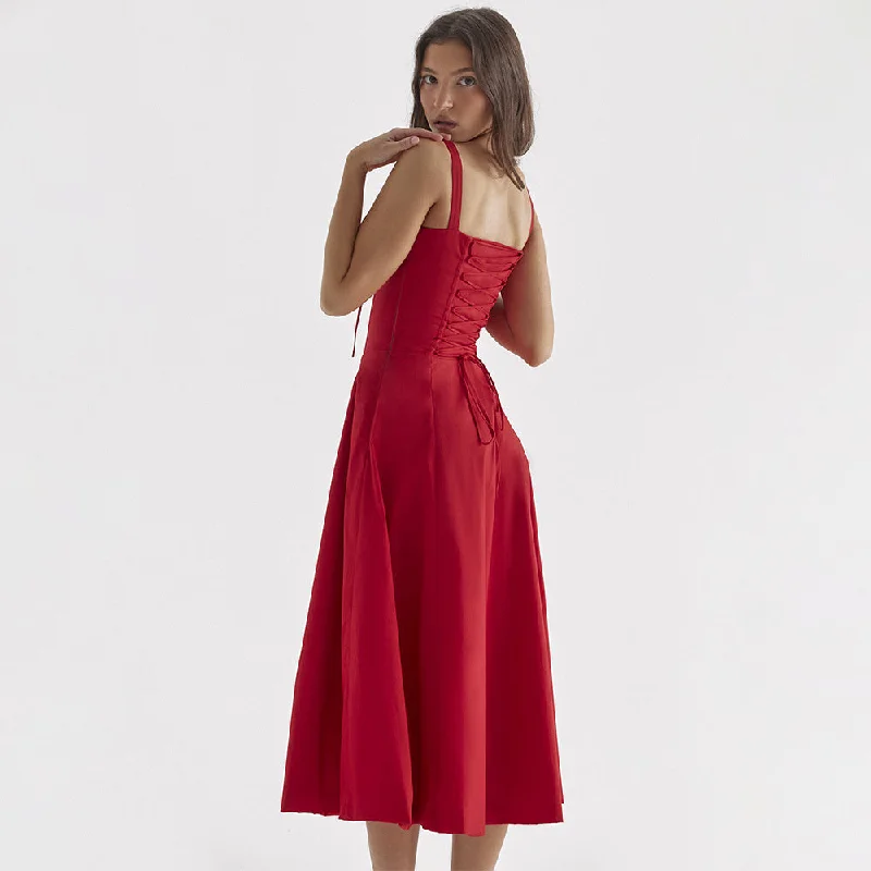 Today’s Special sleeveless dressLaura Floral Print Sexy Midi Dress