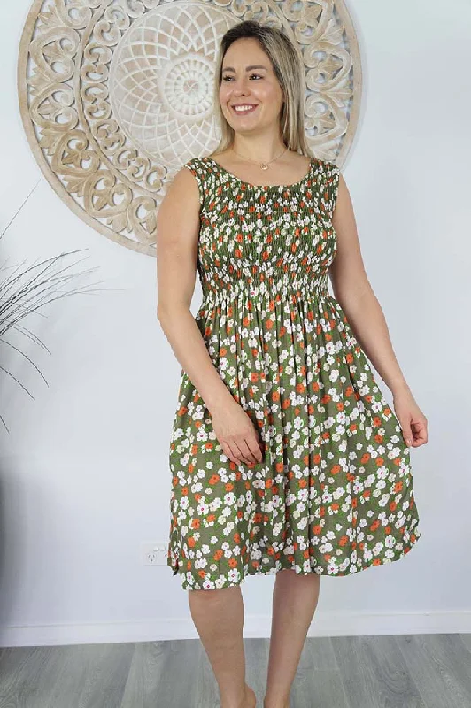 Today’s Deal Singlet Smock Dress "Patchouli"