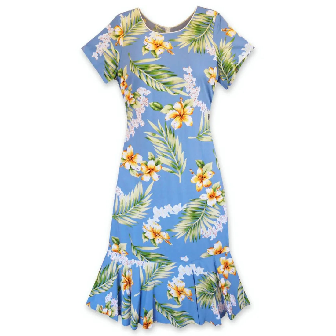 Special Savings Atoll Blue Laka Hawaiian Dress