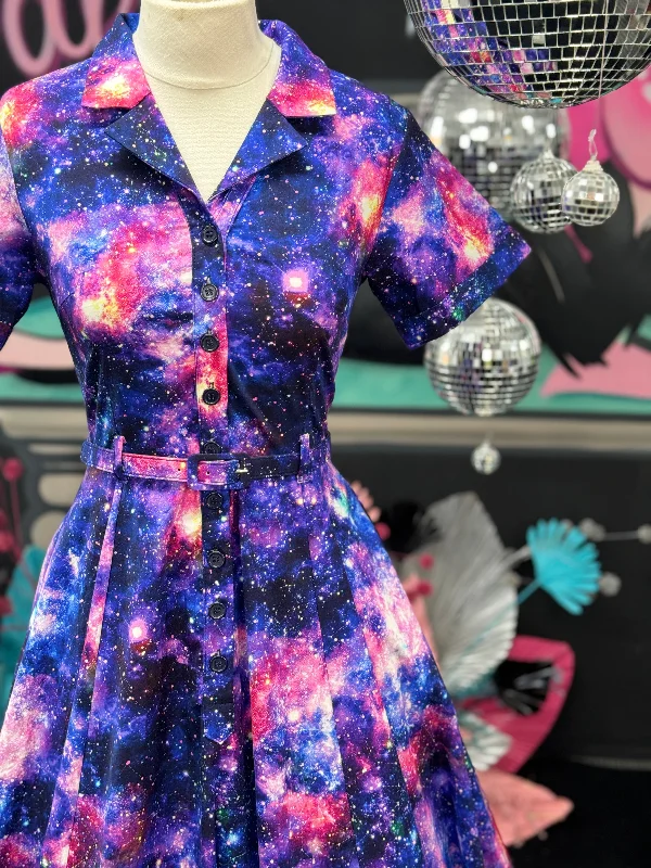 Daily Deals modern dressPeggy Swing Dress in The Starburst Print
