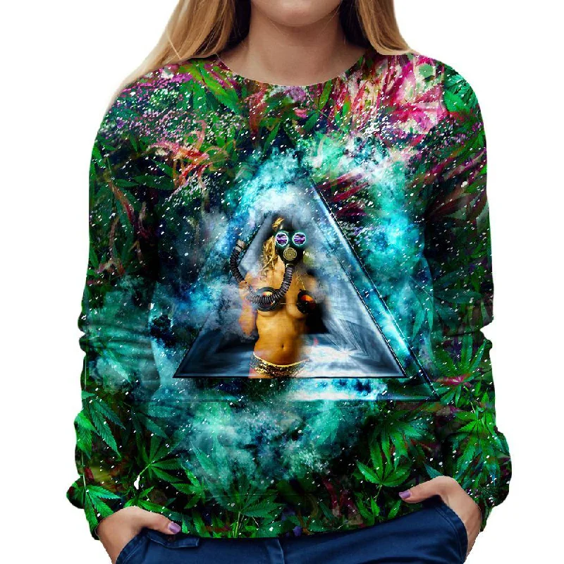 Crazy Deals sporty casual hoodieMarijuana Trance Womens Sweatshirt